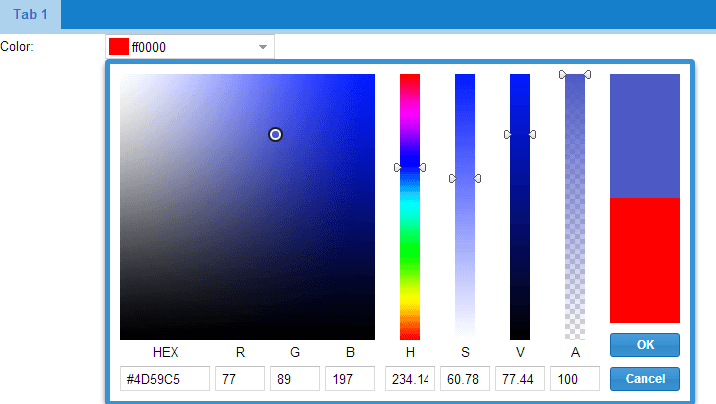 Advanced Color Picker