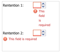 Full-Width Field Error Messages