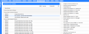 Ornua App - Selectable Grids