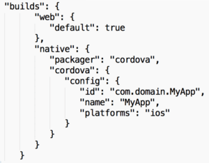 Modifying the Ext JS App.json With a Native Build Profile