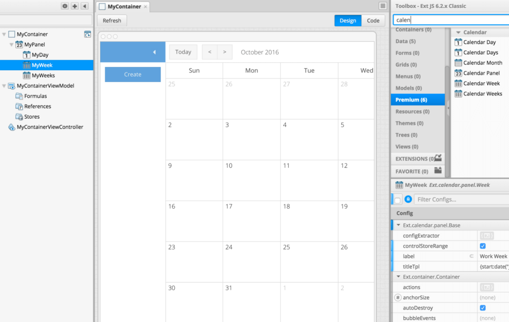 Architect 4.1 EA - Drag and Drop Calendar Component