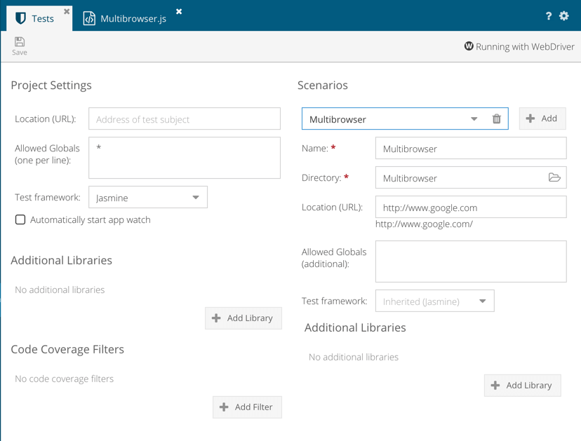 Using Multiple Browser Instances with Sencha Test