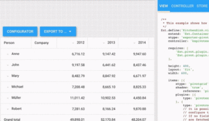 Sencha Ext JS Exporter