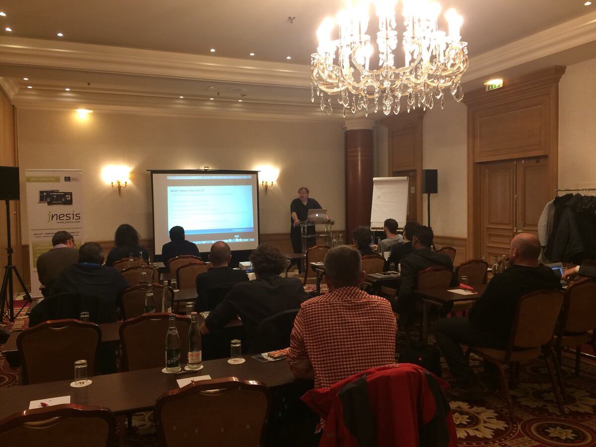 Marc Gusmano Speaking at the Sencha Roadshow Paris