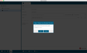 Adding a new Browser Pool