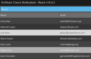 React app with accessible Graphite Theme