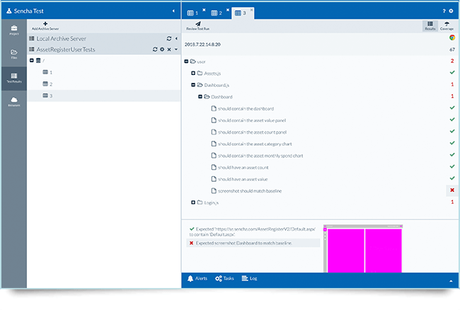 Sencha Test Archiver