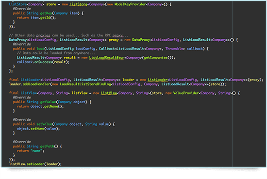 Sencha GXT, The Java Frameworks for Google Web Toolkit, GWT