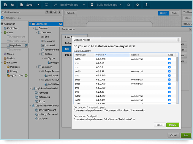 Architect User Extensions