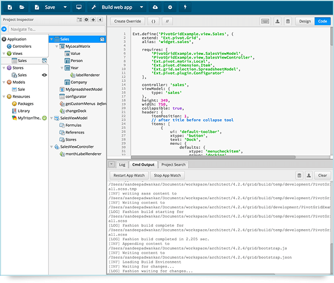 Sencha Cmd Integration