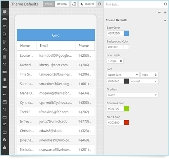 Sencha Ext JS Components