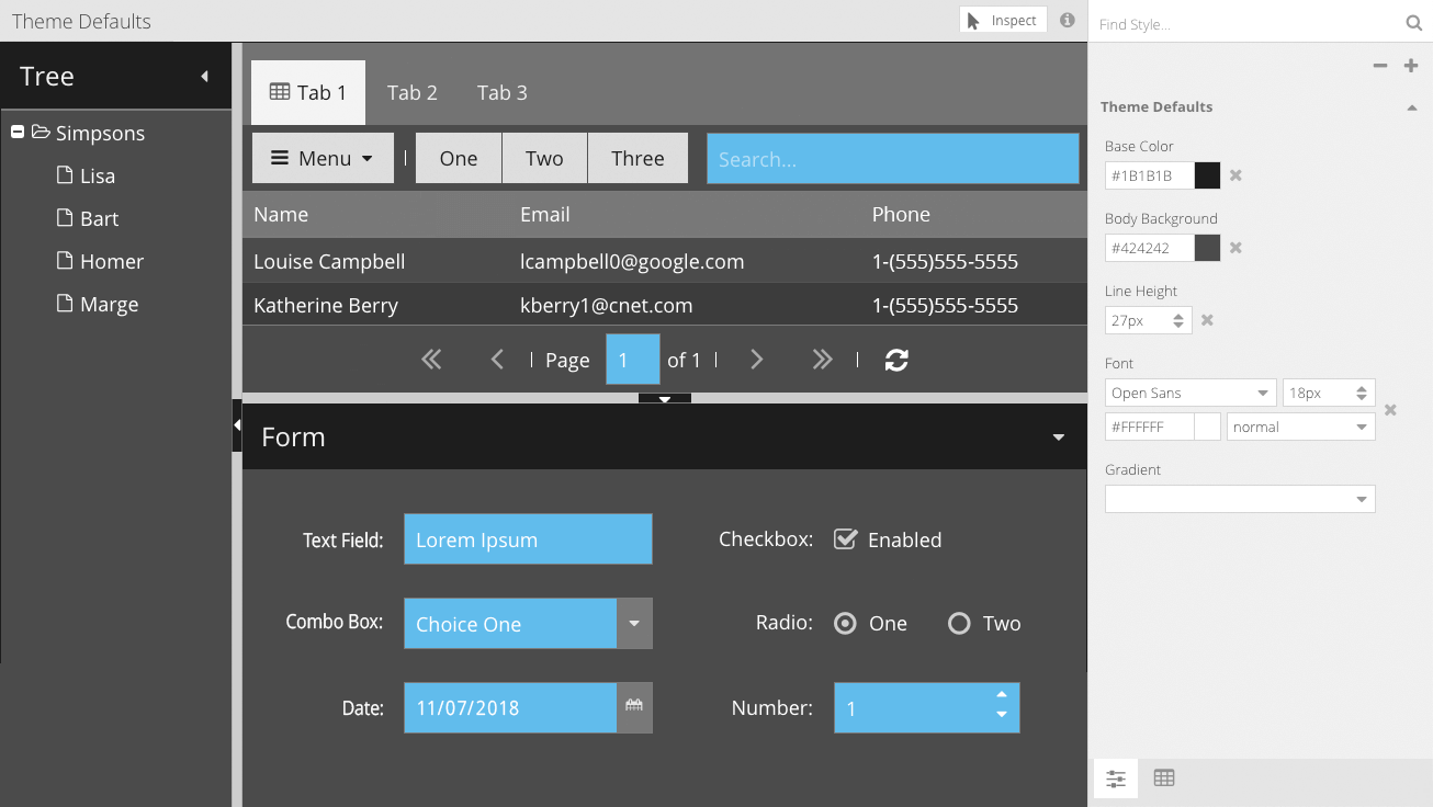 Sencha Stencils - CSS Themer