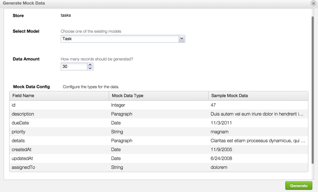 mock-data