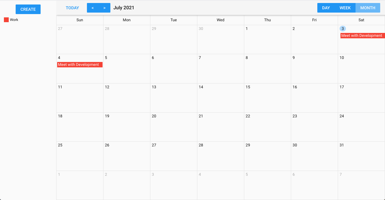 Run the Sencha Ext JS calendar app