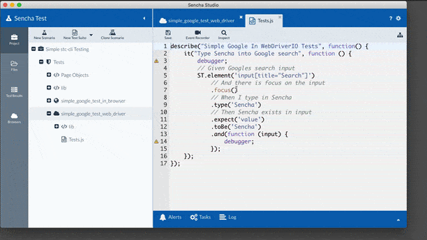 Whats new in Sencha Test