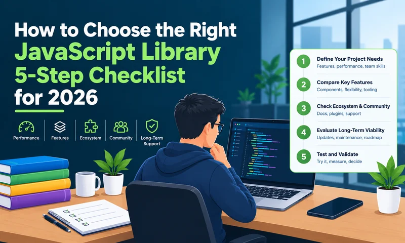 How to Choose a JavaScript Library: 5 Steps (2026 Checklist)