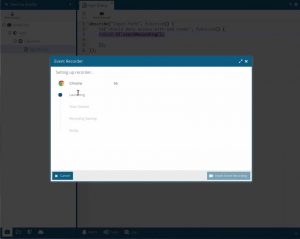 You Can Leverage The Event Recorder To Capture A Set Of Actions For Insertion Into Your Test Suite