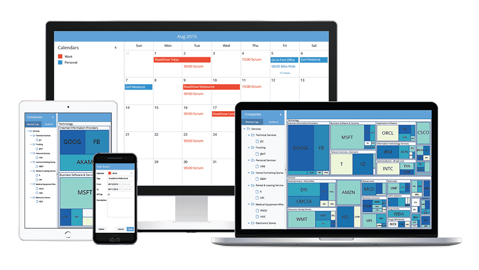 consistent UIs in web based development