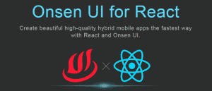 Onsen UI - the best React framework for cross-platform React mobile apps
