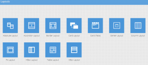 Sencha JS UI widgets