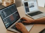 Unit testing tools - A person using a laptop