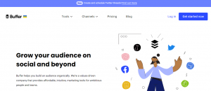 Buffer UI Design example
