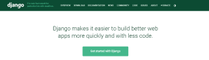 Homepage Of Django