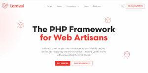 Laravel is one of the best web application frameworks. 