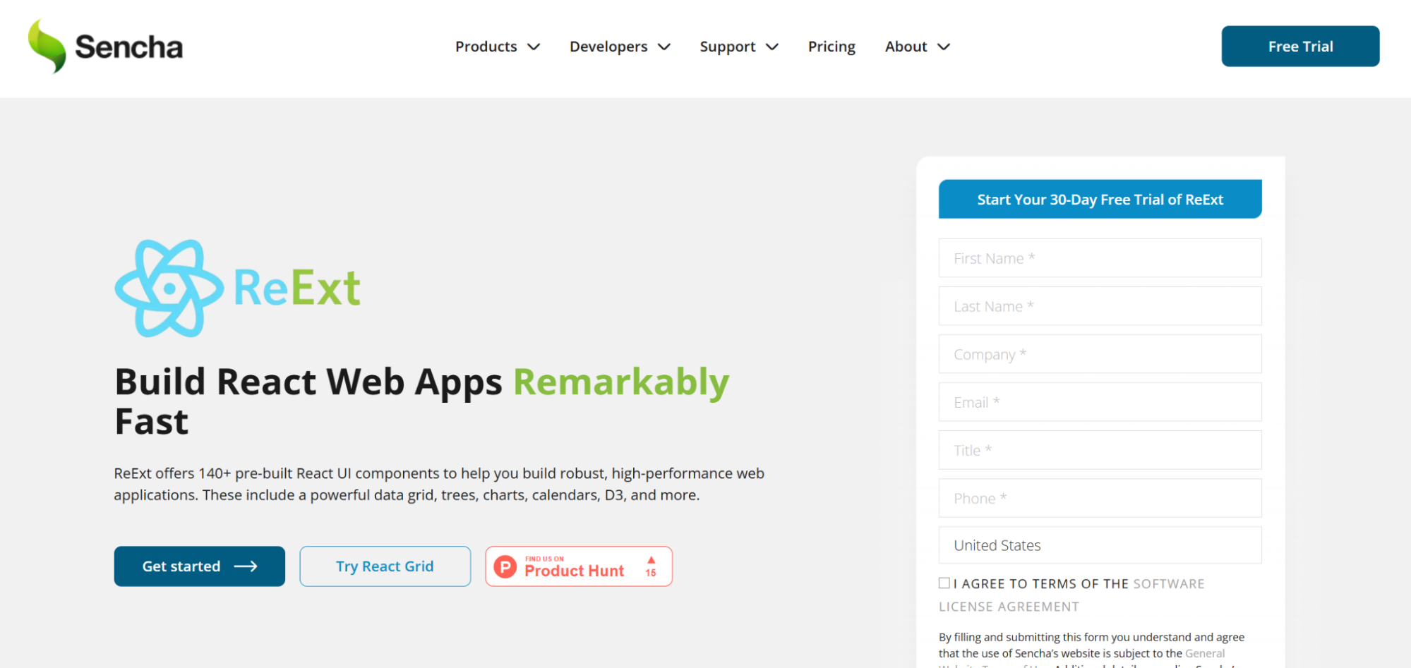 Integrating Sencha with React
