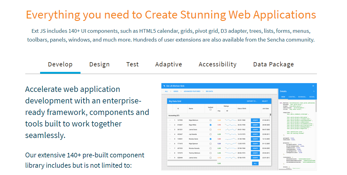 Why Should We Choose Ext JS for Front-End Framework?