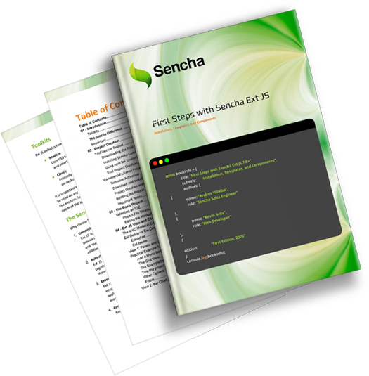 First Steps with Sencha Ext JS