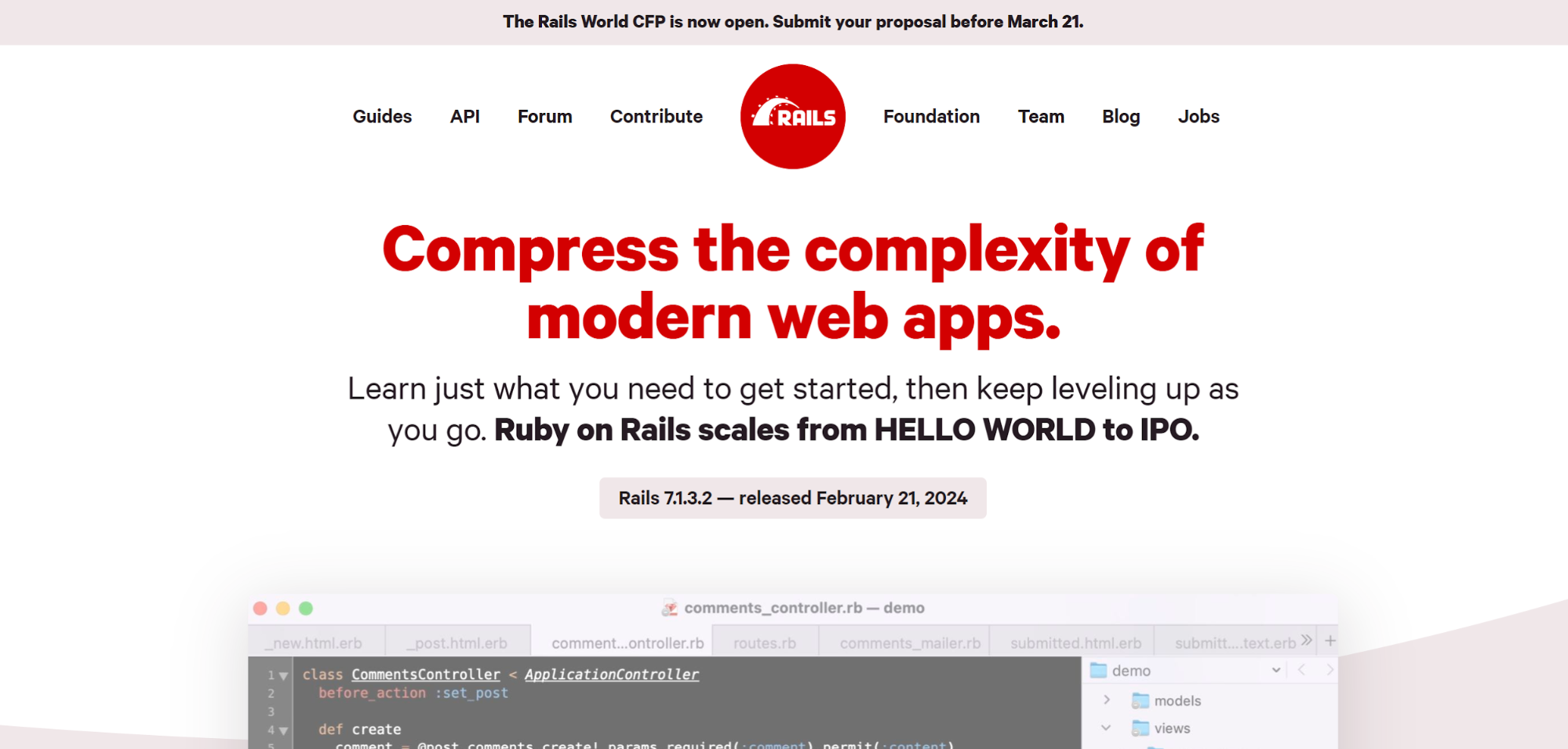 Ruby on Rails