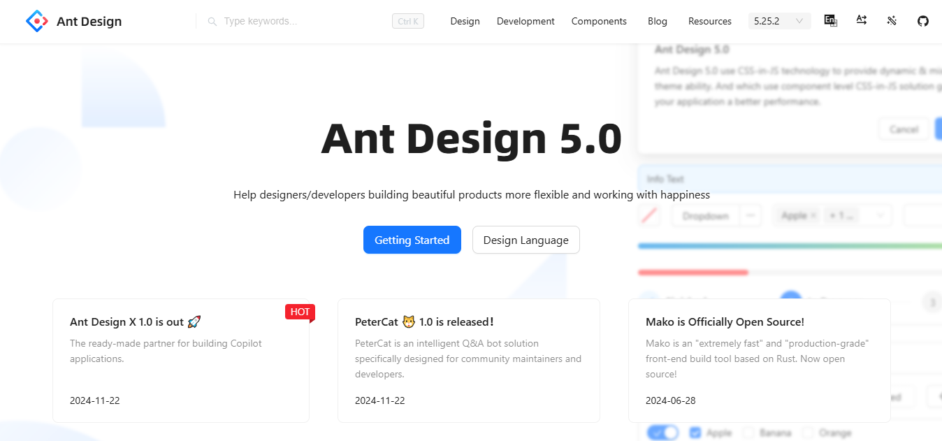 Ant design
