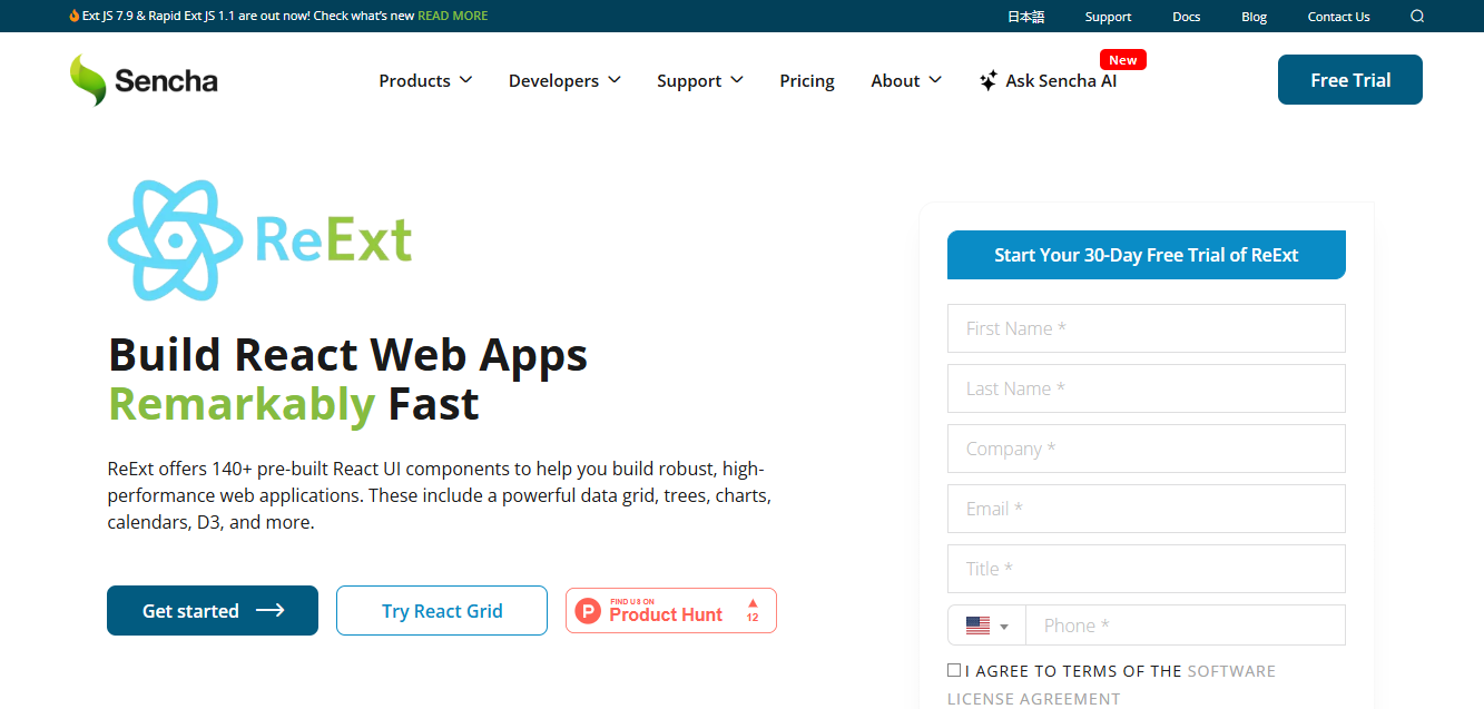 RrExt build React web page