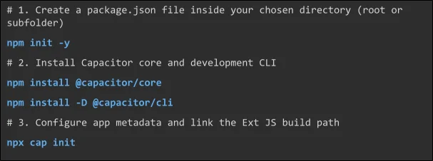 Command Summary