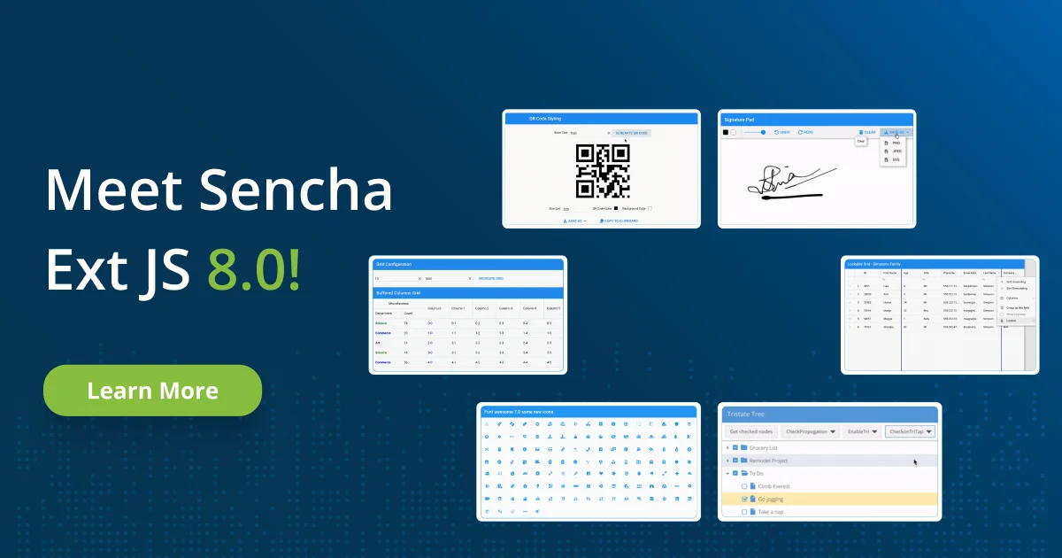 Sencha Ext JS 8.0