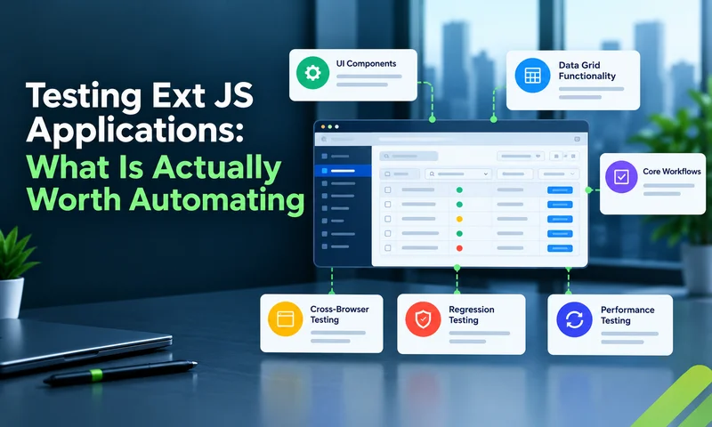 Testing Ext JS Applications: What Is Actually Worth Automating