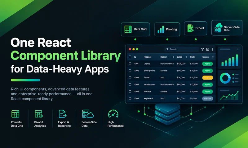 React Component Library for Data-Heavy Apps: Why 1 Vendor Beats 5